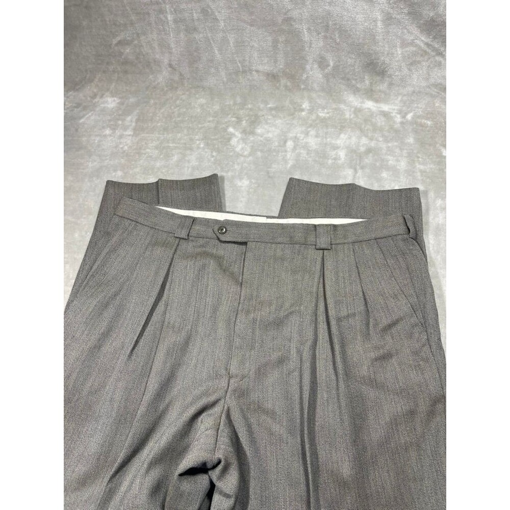 Monsieur Givenchy Pleated Pants Men Size 40R Trousers Dress Preppy Suit